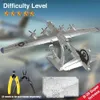 Craft Tools Piececool 3D Puzzles B-29 Super Fortress Metal Assembly Model Kits Creative Toys Jigsaw DIY for Adult Gifts 150Pcs YQ240119