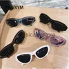 Gafas de sol Nuevo Y2K Deportes Punk Gafas de sol Mujeres Diseñador de la marca Gafas ovaladas Hombres Gafas de sol de lujo UV400 Espejo colorido Gafas de moda J240119