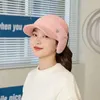 Ball Caps Ear Protection Empty Top Baseball Cap Soft Solid Color Thickened Hat Korean Style Sun Knitted Running