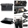 Outils de maquillage Sac professionnel Taille Femmes Brosse cosmétique avec ceinture Brosses de voyage Organisateur Étui étanche 230314 Drop Delivery Healt DHPTM