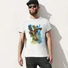 Polo da uomo Red Tail Hawk in Clouds Of Smoke T-shirt T-shirt da uomo dei pesi massimi