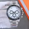 Automatyczne zegarek Wysokiej jakości Wysokiej jakości Zegarek Three Igle Designer 40 mm 4130 Top Mechanical Ruch Ceramic 904L Pasek ze stali nierdzewnej