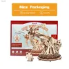 Arts and Crafts Robotime 3D Wooden Puzzle Medieval Siege Weapons Game Assembly Set Gift for Children Teens Adult War Strategy Toy KW401 KW801 YQ240119