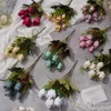 Simulazione di 7 grandi boccioli di rosa, mazzi di rose, mazzi di vento interno, fiori di seta all'ingrosso di commercio estero transfrontaliero RX