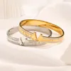 High-End 18k Gold Bangle 925 Silver Designer Armband Luxury Girl Love Diamond Circle Armband Classic Brand Jewelry Par Gift Fashion Family Accessories