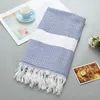 Towel Fringed Woven Jacquard Blanket Home Geometric Diamond Sofa Air Conditioning Travel Pography Turkish Beach