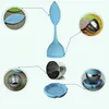 3 Arten Silikon-Tee-Ei Blatt-Silikon-Tee-Ei mit Lebensmittelqualität machen Teebeutelfilter kreative Edelstahl-Teesiebe im Großhandel