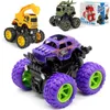 Kits de construção de modelo brinquedos carro com tração nas quatro rodas veículo off-road dublê carros basculantes inércia carro menino brinquedo caminhão de bombeiros militar puxar para trás ldren modelo carvaiduryb