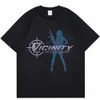 女性用TシャツY2K Tシャツハラジュクヒップホップ漫画グラフィックプリント半袖シャツ男性女性2023新しいファッションカジュアルゴシックトップスストリートウェアエフェメラル