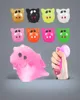 Newest Anti-stress Splat Water Ball Vent Toy colorful pig head water ball squeezing toys Funny kids Splat toys6336005