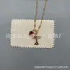 2024 Designer Brand Cross CH Necklace for Women Chromes Ancient Style Croquet Diamond Men Old Bamboo Chain Red Heart Classic Jewelry Pendant Neckchain 5LM5