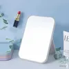 2PCS Mirrors Desktop Przenośna próżność lustro plastikowe duże makijaż lustro składane kwadrat Księżniczka lustro kolorowe lustro narzędzia do urody