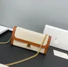 Projektantka mody torebki torebki luksusowe skórzane portfele długie portfele z torebkami monety