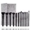 Zoreya 715st Black Makeup Brushes Set Eye Shadow Powder Foundation Concealer Cosmetic Brush Makeup Blending Beauty Tools 240118