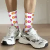 Men's Socks All Seasons Crew Stockings I Love Dunkin Donuts Harajuku Crazy Hip Hop Long Accessories For Men Women Gifts