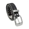 Ceintures Rock Full Paillettes Adulte Ceinture Luxueuse Mode Boucle Réglable Pour Discothèque Dropship