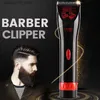 Máquinas de afeitar eléctricas Barber Clippers Profesional para hombres Máquina para cortar cabello Recargable Inalámbrico Barba Recortadora Máquina de afeitar para hombres Q240119