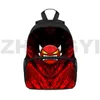 Taschen 2023 Neue Modearbeit Business Daypack Teenager Angry Geometry Dash 3D -Rucksäcke 12/16 Zoll Jungen Mädchen Outdoor Sport School Taschen