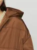 Trenchs de femmes manteaux prix de liquidation femmes marron sweats à capuche veste hiver dames manches longues fermeture éclair manteau chaud
