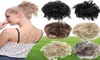 Ny Messy Scrunchie Chignon Hair Bun Straight Elastic Band Updo Hairpiece Syntetic Hair Chignon Hair Extension för Women8438347