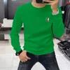 Pull de luxe à col rond pour hommes, slip avec lettres H brodées, à la mode, en peluche, bas décontracté, T-shirt, vêtements