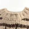 Gilet de gilet coton bébé coton baby talit gilet en tricot vintage