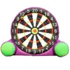 4mH (13.2ft) With 10balls wholesale China supply crazy giant Soccer football kick inflatable dart board for outdoor dartboard target game