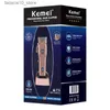 الكهرباء Shavers Kemei Professional Hairmer for Men Electric Barber Hair Clipper Edge Edge Rechargable Machine Machine Q240119