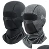 Capacetes de motocicleta Inverno Quente Ciclismo Cap Respirável Esporte Ao Ar Livre Fl Face Er Cachecol Bicicleta Headwear Escalada Pesca Patinação Chapéu Drop D Dhxwh