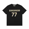 T-Shirt EssentialsSshirt T-Shirts Solid Farbe Lose Herren Frauen Designer T-Shirt Tees Fashion Design Tops Mann Trend Hip Hop Kleidungsshorts Ärmel Kleidung T-Shirt 52