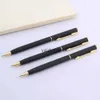 الجودة متعددة الوظائف الجودة الفاخرة 006 Matte Black Metal alcal Golden Proper Pen Pen Men Signature Ink Ant