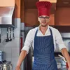 Kookgerei Sets Ademend Katoen Chef Keuken Hoed Verstelbare Hoge Bakkap Kookuniform Voor Restaurant Bakkerij Accessoires