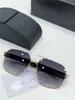 Ny modedesign metall solglasögon 55w fyrkantig ram enkel och populär stil varm sälj mångsidig form UV400 utomhusskyddsglasögon