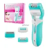 Epilatörler Kemei 3 In 1 Şarj Edilebilir Lady Epilator Electric Epiloval Depilador Deilador Callus Ölü Cilt Sökücü Saç Tıraş Talfer Ayak Bakım Aracı YQ240119