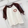 Costume de luxe à manches courtes pour enfants, design d'épissure multicolore, survêtements pour bébés, taille 90 à 160, T-shirts et shorts d'été pour garçons, Jan20