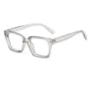 Lunettes de soleil Mode Bleu Lumière Bloquant Lunettes Pour Femmes Hommes Grand Cadre Carré Ordinateur Lunettes Lunettes Plat Miroir Lunettes Vision Soins