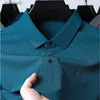 Women's Blouses Shirts Men's T-shirt Lapel Slim Business Gentleman Long Sleeve Top Spring 2024 Men's Polo Shirt M-4XL YQ240119