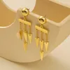 Boucles d'oreilles pendantes personnalisées pour femmes, pendentif Triangle, à la mode, longues pampilles, bijoux, vente en gros, vente directe