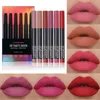 Make-up Zes Matte Matte Lipstick Potloden Lipgloss Set