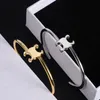 Simple Bracelet Girls Silver Gold Luxury Pattern Fashion Bangle Bracelets Womens Wristband No Buckle Designer Fine Jewelry with Box