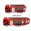 Kits de construction de modèles Camions de pompiers pour enfants pour garçons et filles Camions de jouets de moteur de pompier à traction avec puissance de friction Camion de pompier à échelle portablevaiduryb