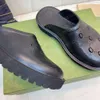 Tasarımcı Erkekler Sandal Kadın Platformu Üzerinde Kayma Delikli G Sandal İçi Boş Ayaklar Jöle Renkler Yüksek Topuk Yaz Sonbahar Kauçuk Kabalık Sole Matles 35-45 Kutu 331