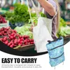 Förvaringspåsar shoppingväska vagn vagn tote lättvikt för frukt grönsaker