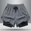 Men's Shorts Summer 2 In 1 Basketball For Men Quick Dry Gym Running Sport Crossfit Fitness Sweatpants Man Clothing 6XL