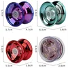 Yoyo 4 colores Magic Yoyo Responsive Aleación de aluminio de alta velocidad Yo-yo CNC Torno con cuerda giratoria para niños niñas niños juguetes para niños