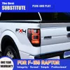 Voor Ford F150 Raptor Led-achterlicht 08-13 Rem Achteruit Inparkeren Running Lights Achterlicht Dynamische Streamer Richtingaanwijzer achterlicht Montage