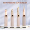 Epilatorer Kvinnor 4 i 1 Electric Razor för full kropps rakning ansiktsepilator Lady Shaver Eyebrow Nose Hair Removal Bikini Line YQ240119