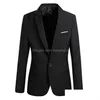 Abiti da uomo Blazer Vertvie Abiti da uomo di marca Moda Solid Casual Slim Fit 2 pezzi Giacche da sposa uomo Uomo Plus Size 3Xl Drop Del Dhpew