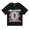 Erkek Tshirts Hellstar T Shirt Grafik 90'lar Vintage Giysiler Erkekler Hellstar Erkekler ve Kadın Sokak Giyim Sıcak Satış Baskı Pamuk Üstleri 2023 Tasarımcı Tişört Yaz Nefes Alabilir Loo