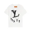 Designer Luxury Men's T-Shirt Summer LVSE T-shirt Hoogwaardige T-tops Tops voor heren dames 3D-letters monogram lvlies t-shirts shirts shirts Aziatische maat S-3XL 7950